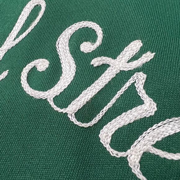 True Vintage Hilton Chainstitch Myrtle School Street Jeep Green Bowling Shirt 38 - Picture 9 of 11